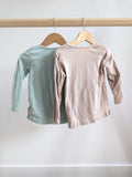H&M Long Sleeve T-shirts (Two Piece Set) (12-18M)