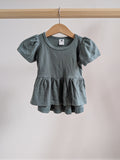 Little & Lively Peplum Dress (0-6M)
