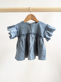 Zara Flutter Sleeve T-Shirt (12-18M)