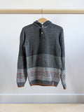 Deux Par Deux Hooded Knit Sweater