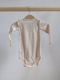 Loulou Lollipop Long Sleeve Onesie (3-6M)