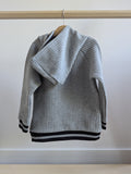 Deux Par Deux Hooded Waffle Sweatshirt (7Y)