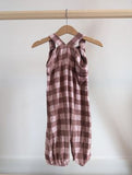 Kate Quinn Checkered Romper (12-18M)