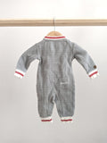 Juddlies Herringbone Footless Jumpsuit (NB)