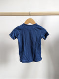 H&M Short Sleeve Henley T-Shirt (9-12M)