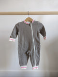 Juddlies Herringbone Footless Jumpsuit (3-6M)
