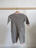 Juddlies Herringbone Footless Jumpsuit (3-6M)